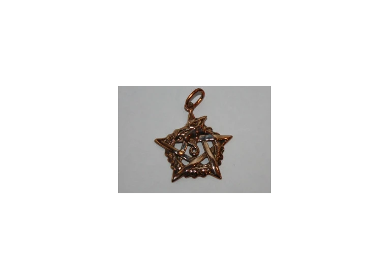 Амулет Відьомський знак бронза