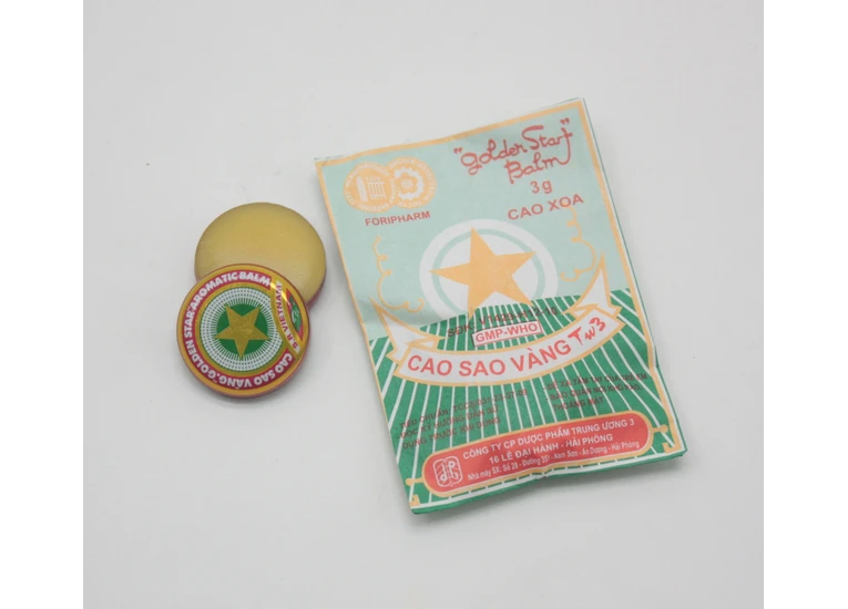 Вьетнамский бальзам Звёздочка Cao Sao Vang 3 г